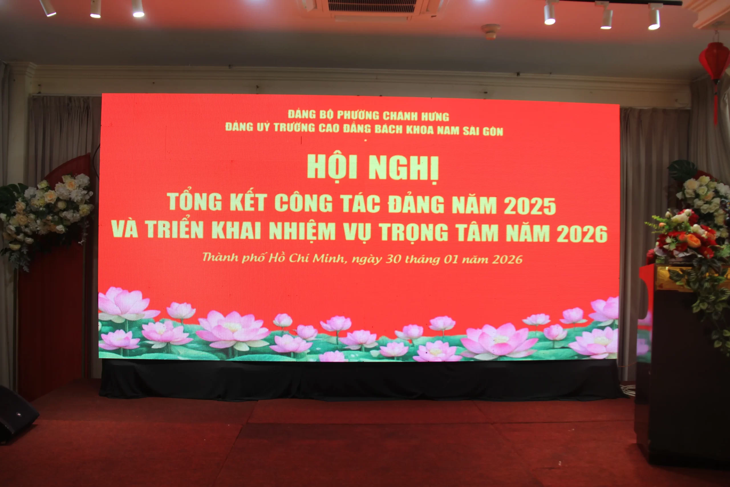 Đảng bộ Trường Cao đẳng Bách khoa Nam Sài Gòn: Đẩy mạnh chuyển đổi số và phát triển Đảng viên trong năm 2026